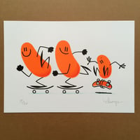 Image 1 of Bring Your Families - Hand-Finished Riso Graph Print