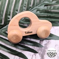 Image 2 of TOY: Personalised Wooden Car