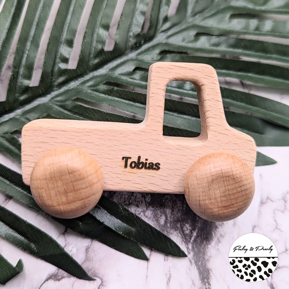 TOY: Personalised Wooden Car