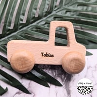 Image 3 of TOY: Personalised Wooden Car