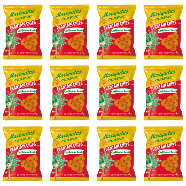 Image of Mariquitas Plantain Chips Caribbean Zest (4.5oz/12 pack) 