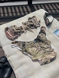 Image 3 of ♲ Gold Leaf Bikini Set - L/XL