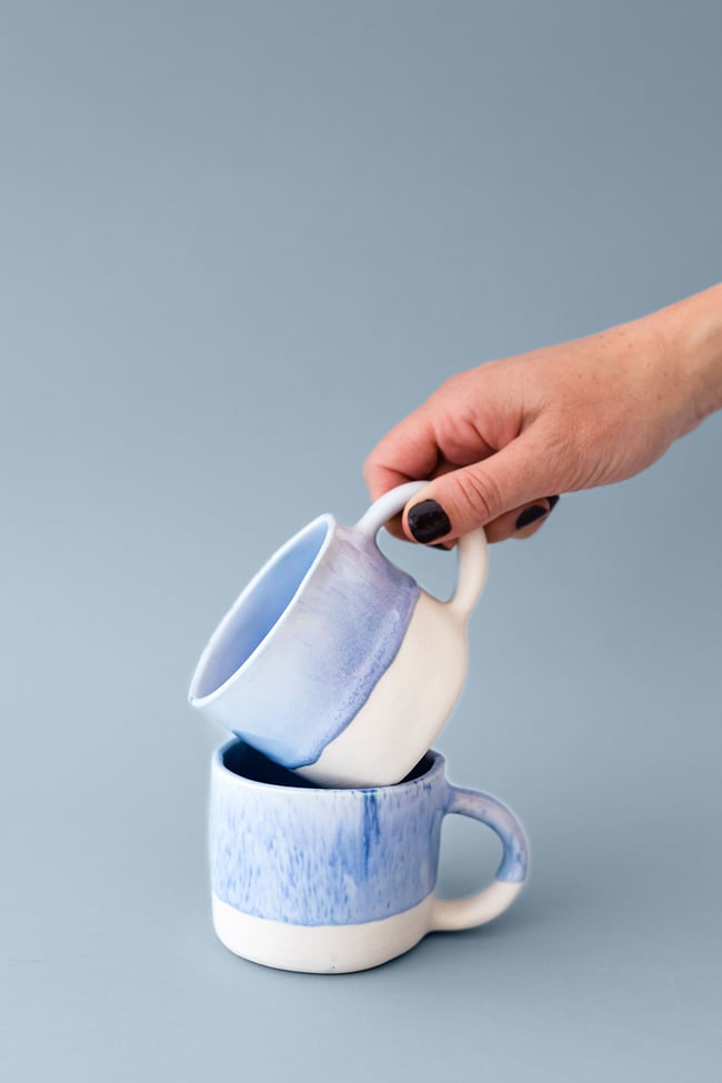Blue mug