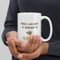 Image 1 of Good Mood White Glossy Mug
