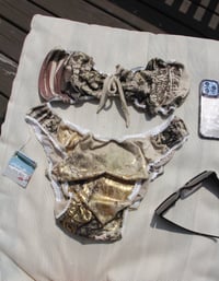 Image 5 of ♲ Gold Leaf Bikini Set - L/XL