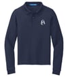 Port Authority® Youth Silk Touch™ Long Sleeve Polo