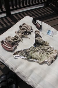 Image 1 of ♲ Gold Leaf Bikini Set - L/XL