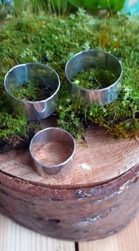 Hand-Hammered Silver Rings - Unique Texture and Timeless Elegance