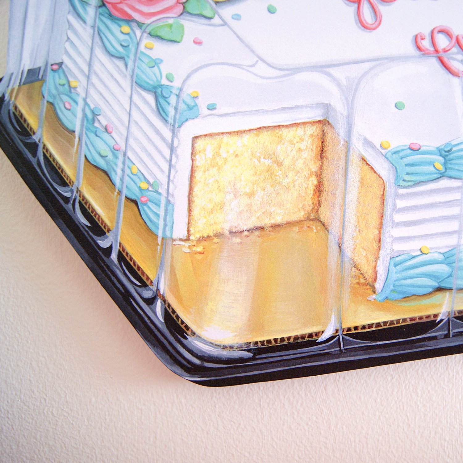 Image of Grocery store sheet cake plaque 
