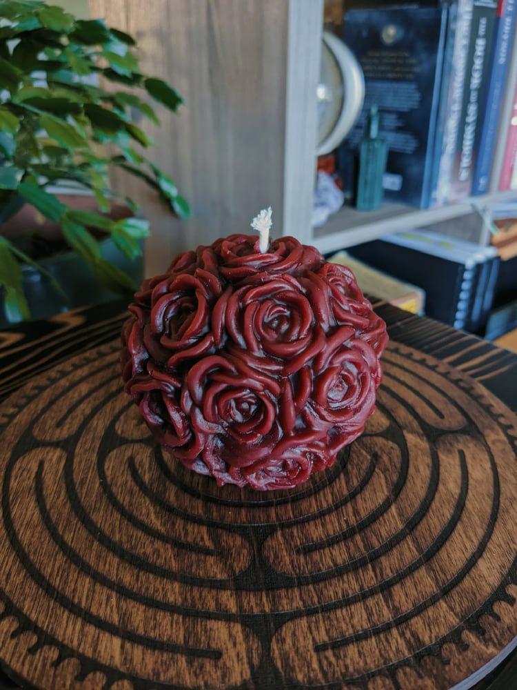 Image of Rose Ball Candle