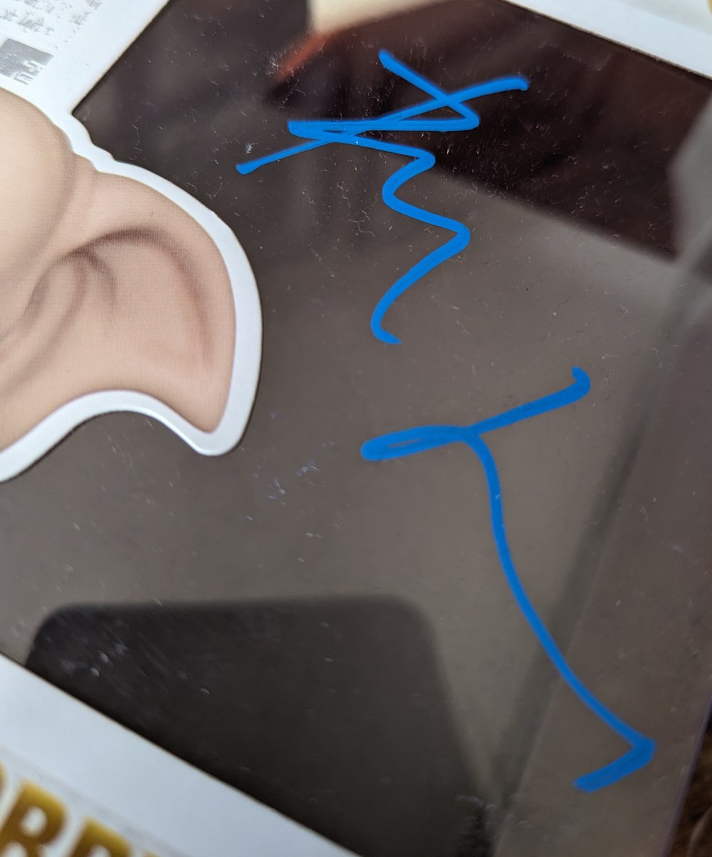 Toby Jones Signed Dobby Funko Pop