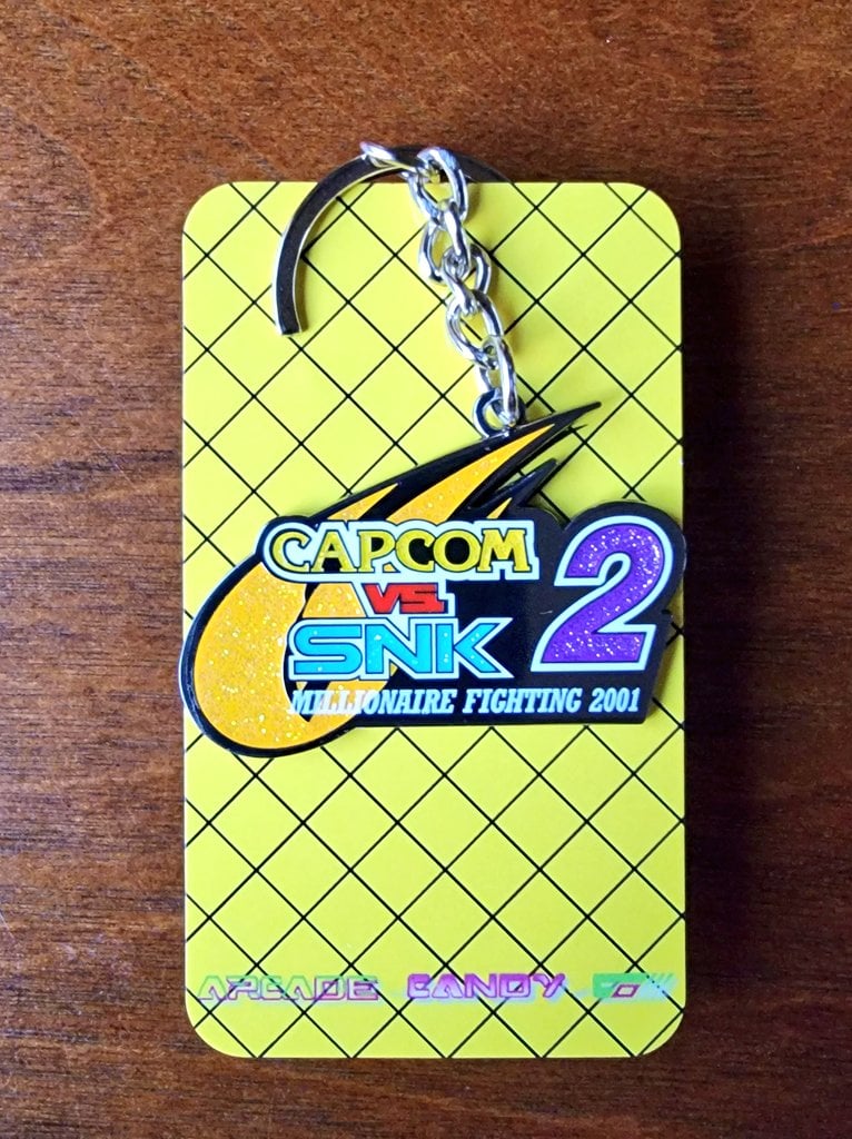 Image of Capcom vs SNK 2 Pin/Keychain Set