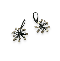 Image 4 of Flower earrings (lever back ear wire) 