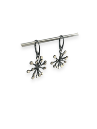 Image 5 of Flower earrings (lever back ear wire) 