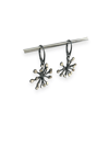 Flower earrings (lever back ear wire) 