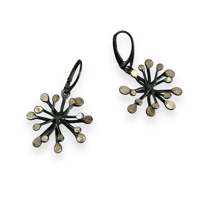 Image 2 of Flower earrings (lever back ear wire) 