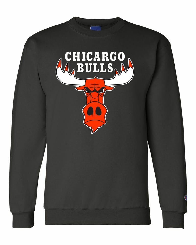 Image of Chicargo Bulls Champion Crewneck Sweater Pre-order