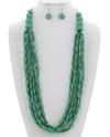 Green DIVA Necklace Set 