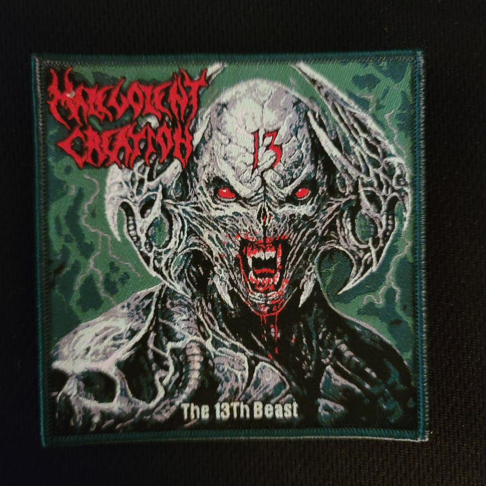 Malevolent Creation "The 13th Beast" Official Woven Patch