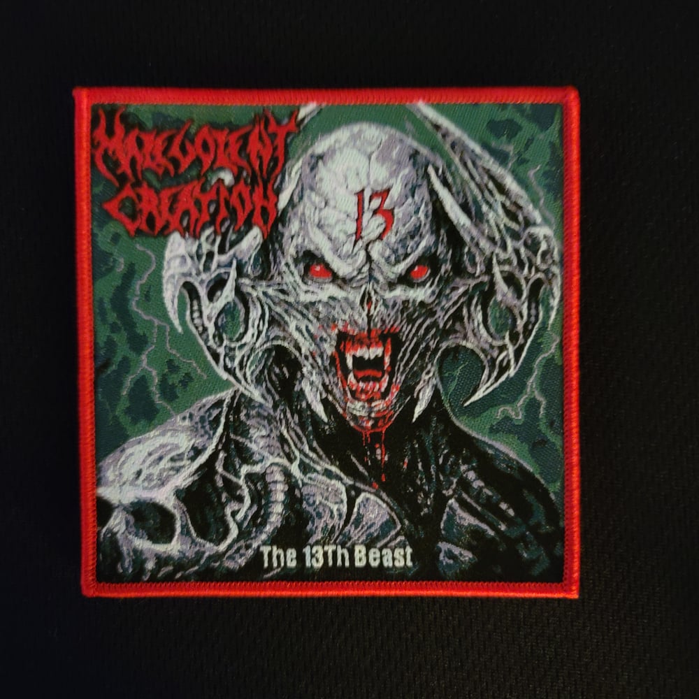 Malevolent Creation "The 13th Beast" Official Woven Patch