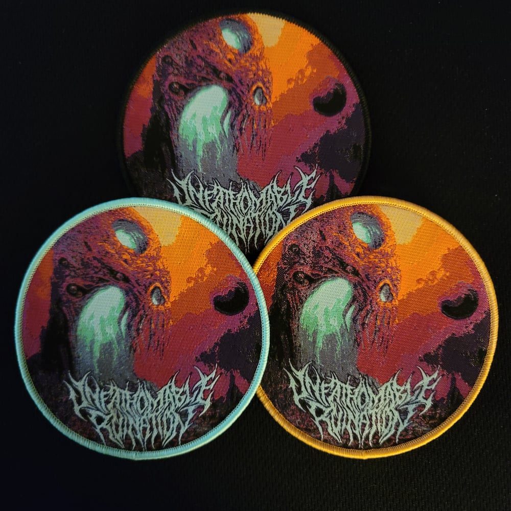 Unfathomable Ruination "Defying" Official Woven Patch