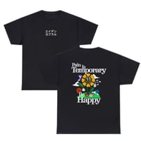 Pain Is Temporary Black T-Shirt