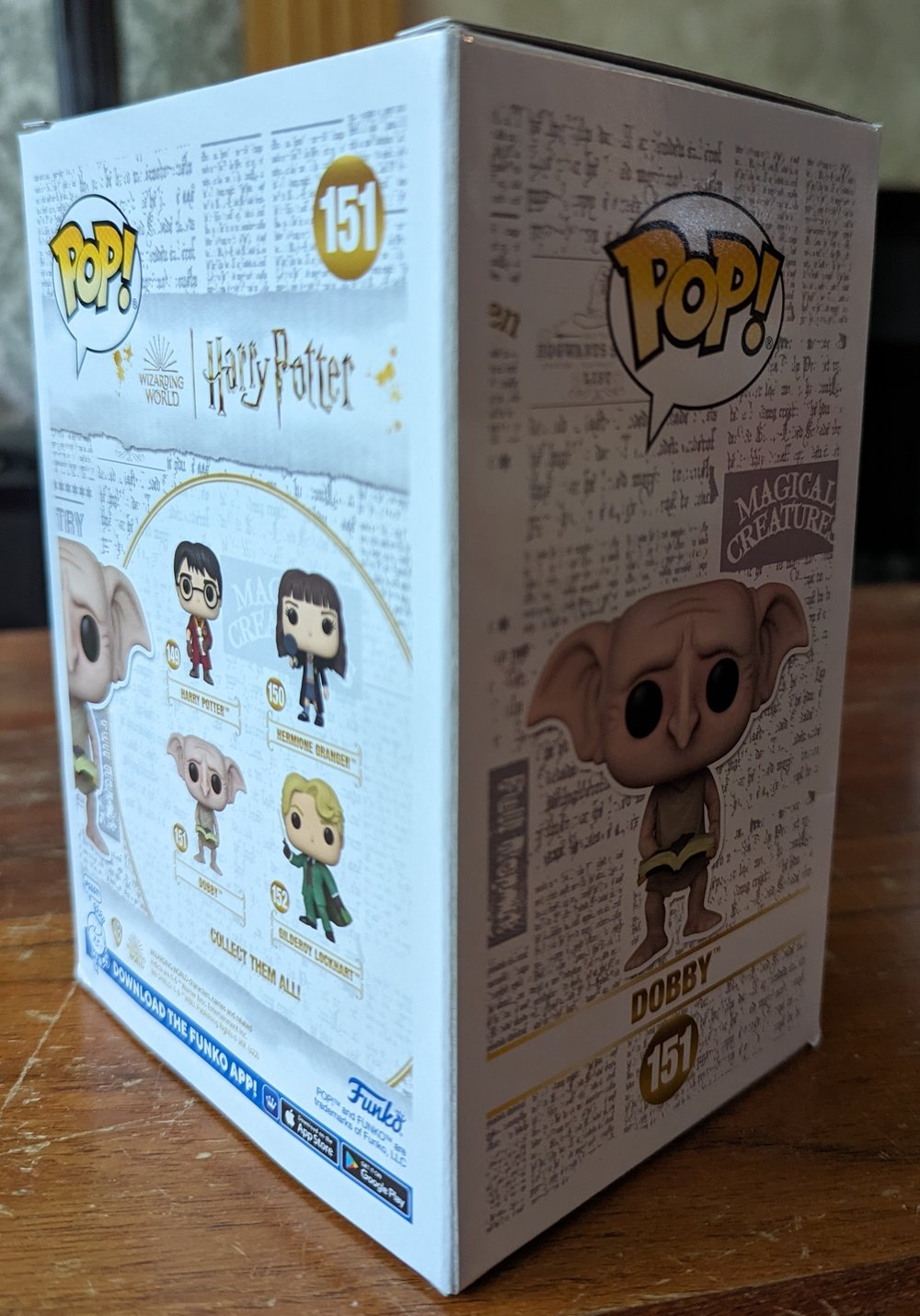 Toby Jones Signed Dobby Funko Pop