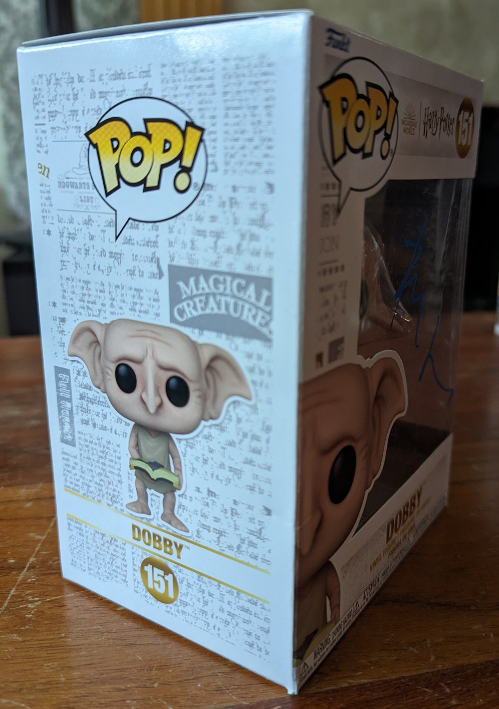 Toby Jones Signed Dobby Funko Pop
