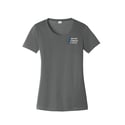 Moving Forward Fitness Ladies Scoop Neck Tee - Never Stop Moving Forward