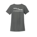 Moving Forward Fitness Ladies Scoop Neck Tee - Never Stop Moving Forward