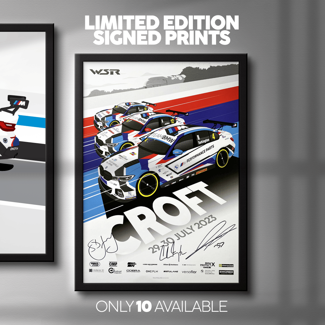 WEST SURREY RACING | SIGNED Race Posters | Racing Line Designs