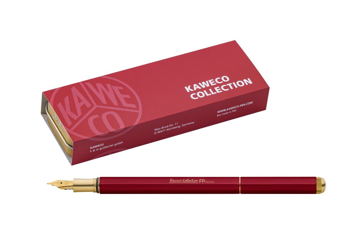 KAWECO COLLECTION LIMITED EDITION FOUNTAIN PEN - SPECIAL RED (B NIB)