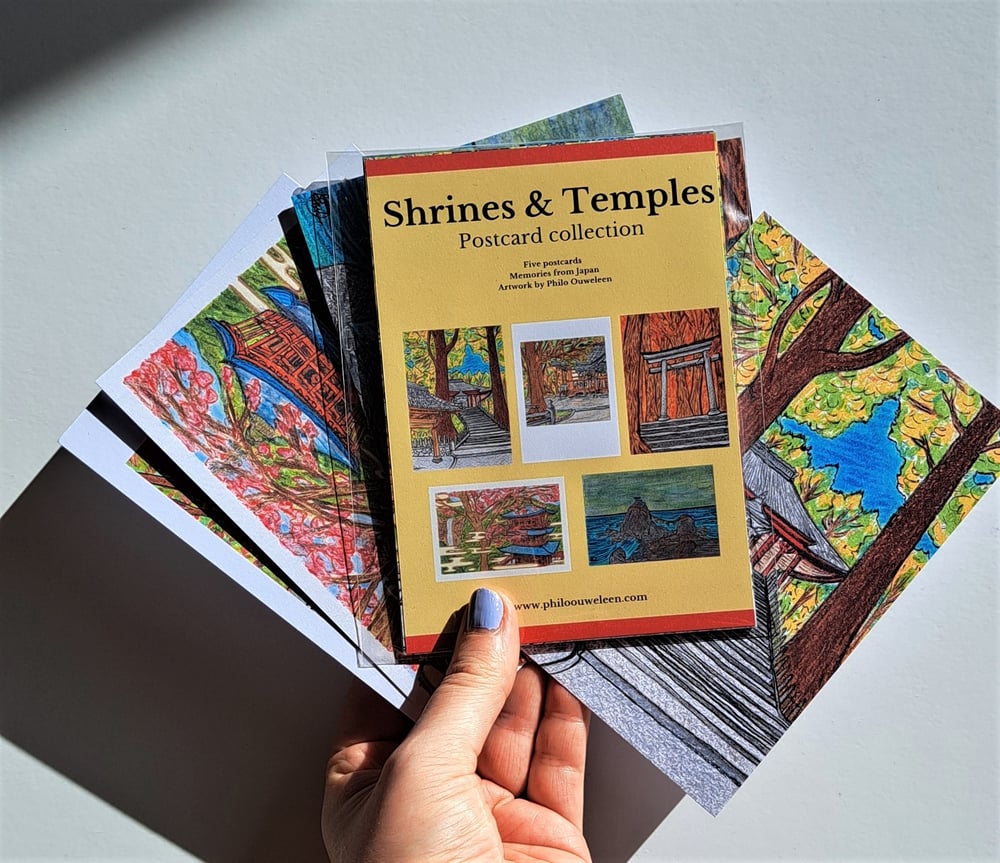 Shrines & Temples - Postcard collection 