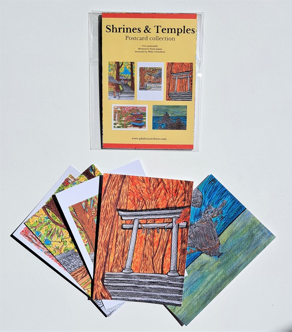 Shrines & Temples - Postcard collection 