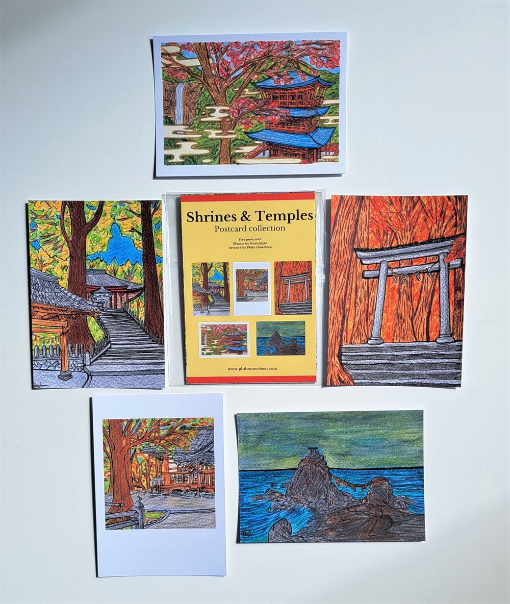Shrines & Temples - Postcard collection