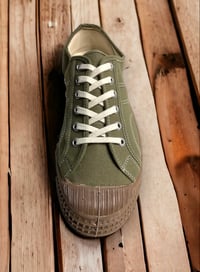 Image 1 of VEGANCRAFT military canvas lo top sneaker shoes made in Slovakia 
