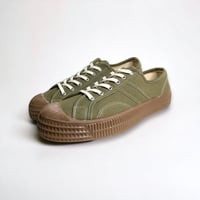 Image 2 of VEGANCRAFT military canvas lo top sneaker shoes made in Slovakia 