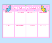 Image 2 of MLP Weekly Planner Pad A4