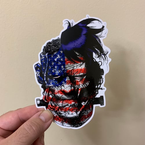 Image of American Monster (Sticker) by Juan Gedeon