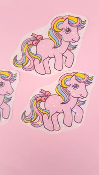 Image 3 of Rainbow Pony Glitter Sticker