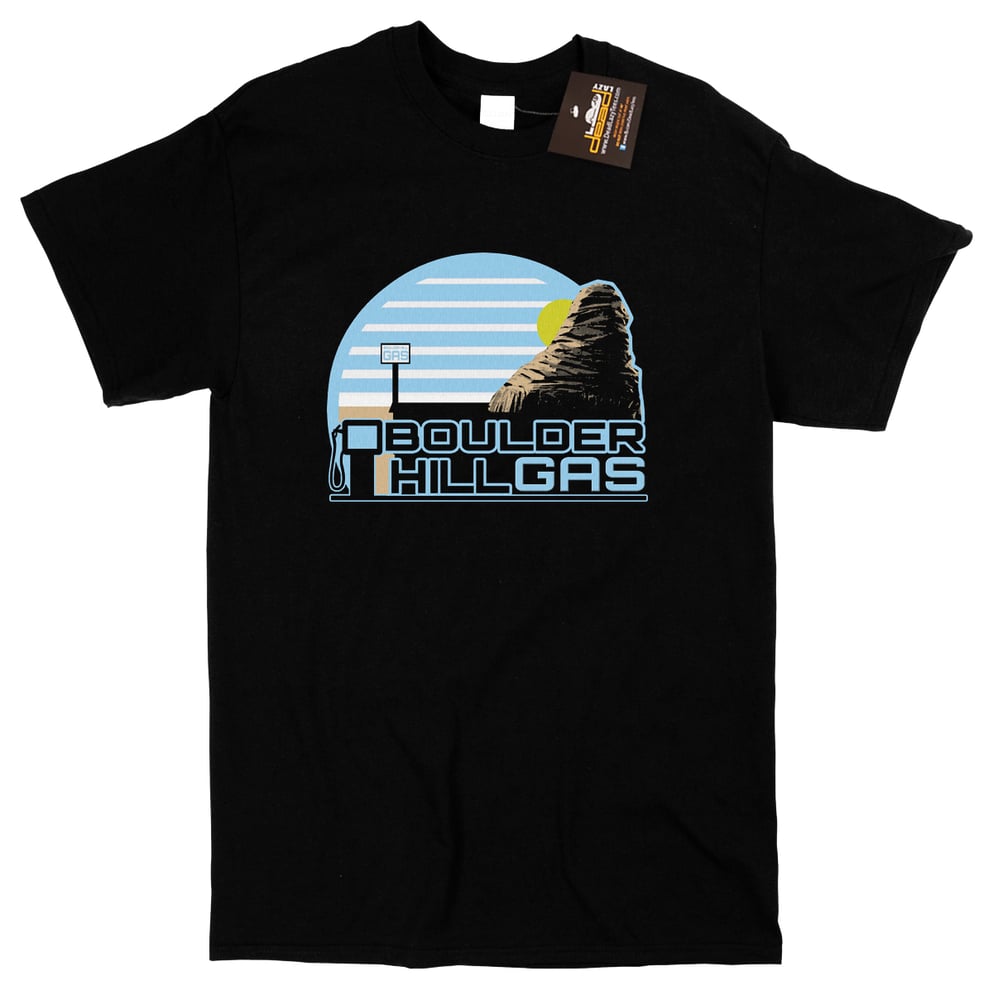 Image of Boulder Hill Gas Station MASK inspired T Shirt