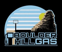 Image 2 of Boulder Hill Gas Station MASK inspired T Shirt