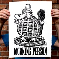 Platypus Waffle Morning Person Print