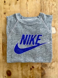 Image 1 of 70/80s NIKE LOGO CUTOFF SLEEVES SWEATSHIRT