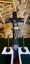 Handpainted Vintage Last Rights Sick Call Set