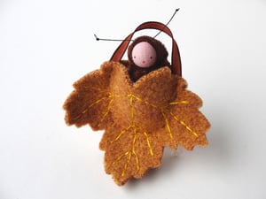 Image of Leaf Baby Ornament