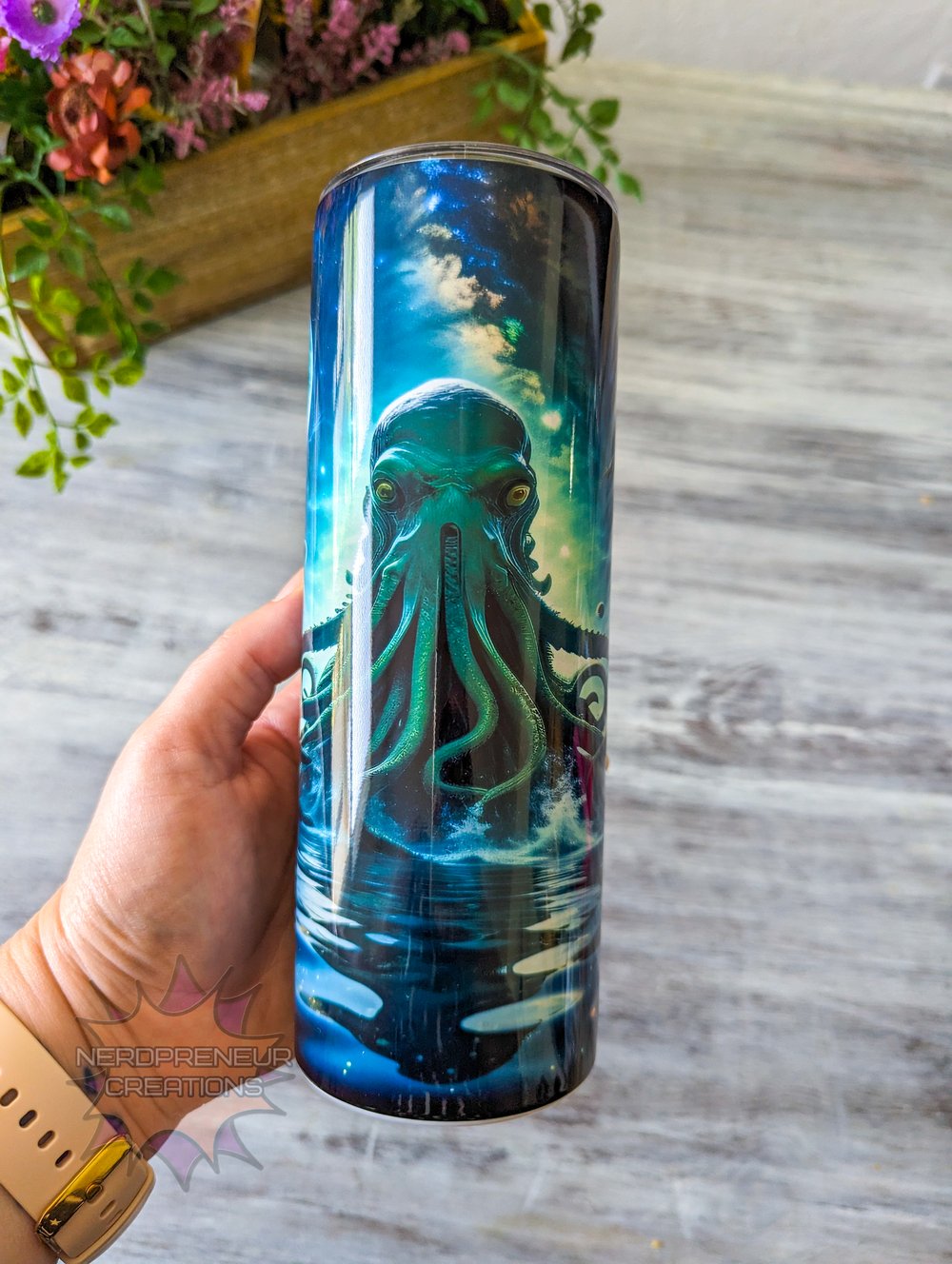Image of 20 oz Cthulhu Skinny Tumbler