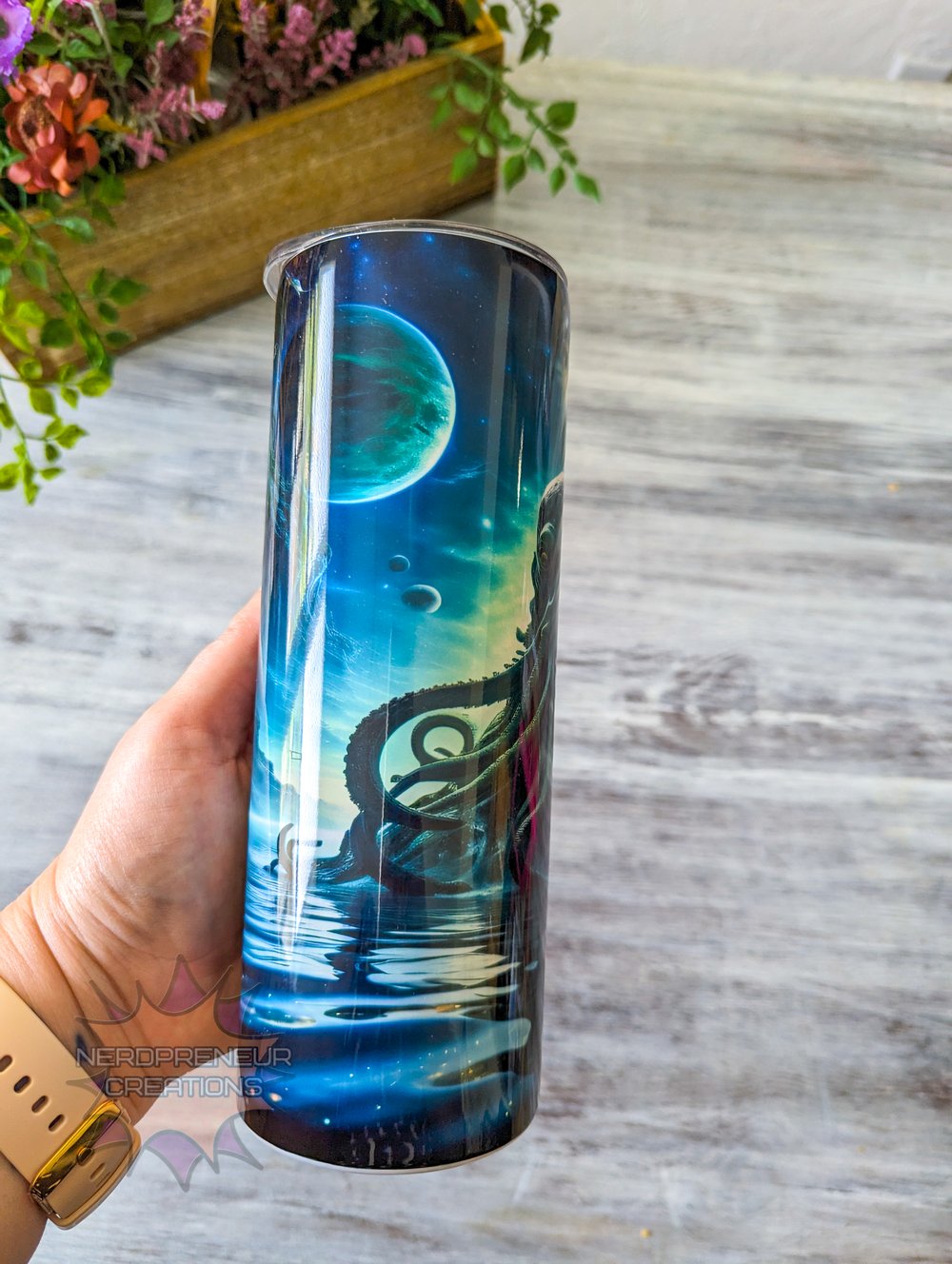 Image of 20 oz Cthulhu Skinny Tumbler