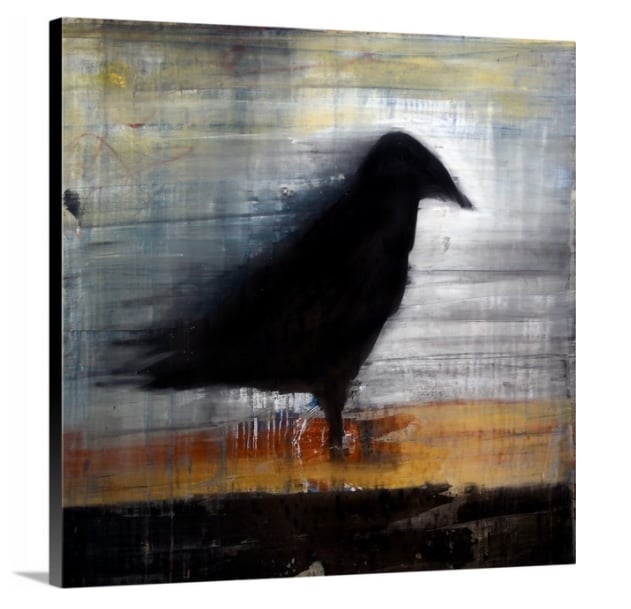 Dark Bird Canvas Print 