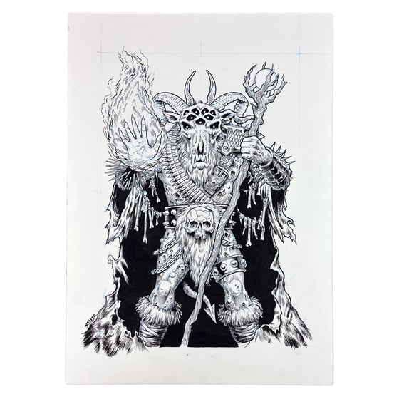 Image of Goat Priest - Original Artboard